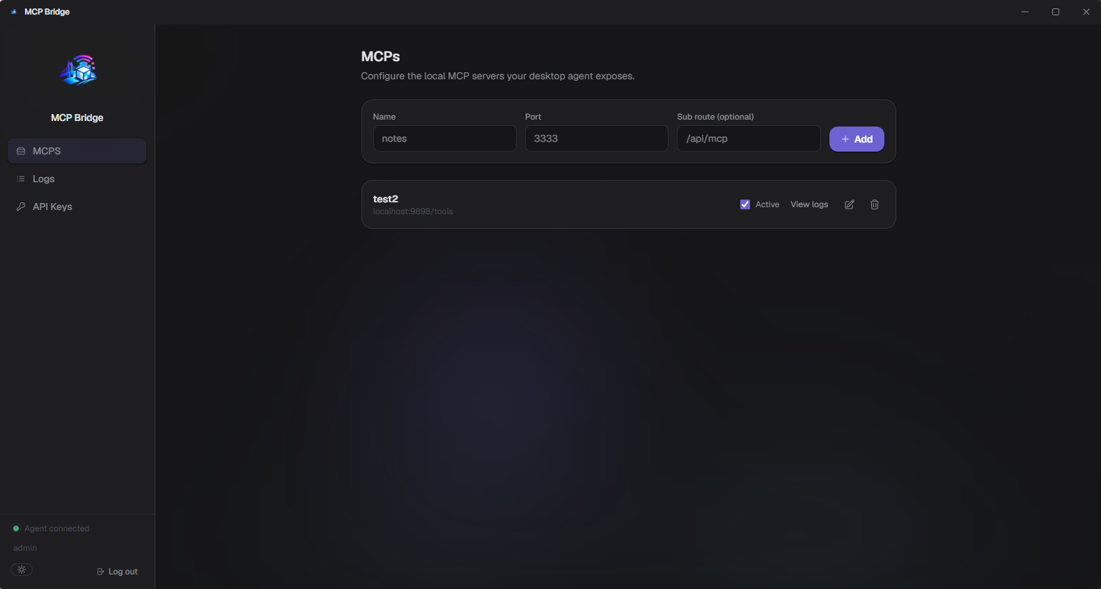 mcp list dark