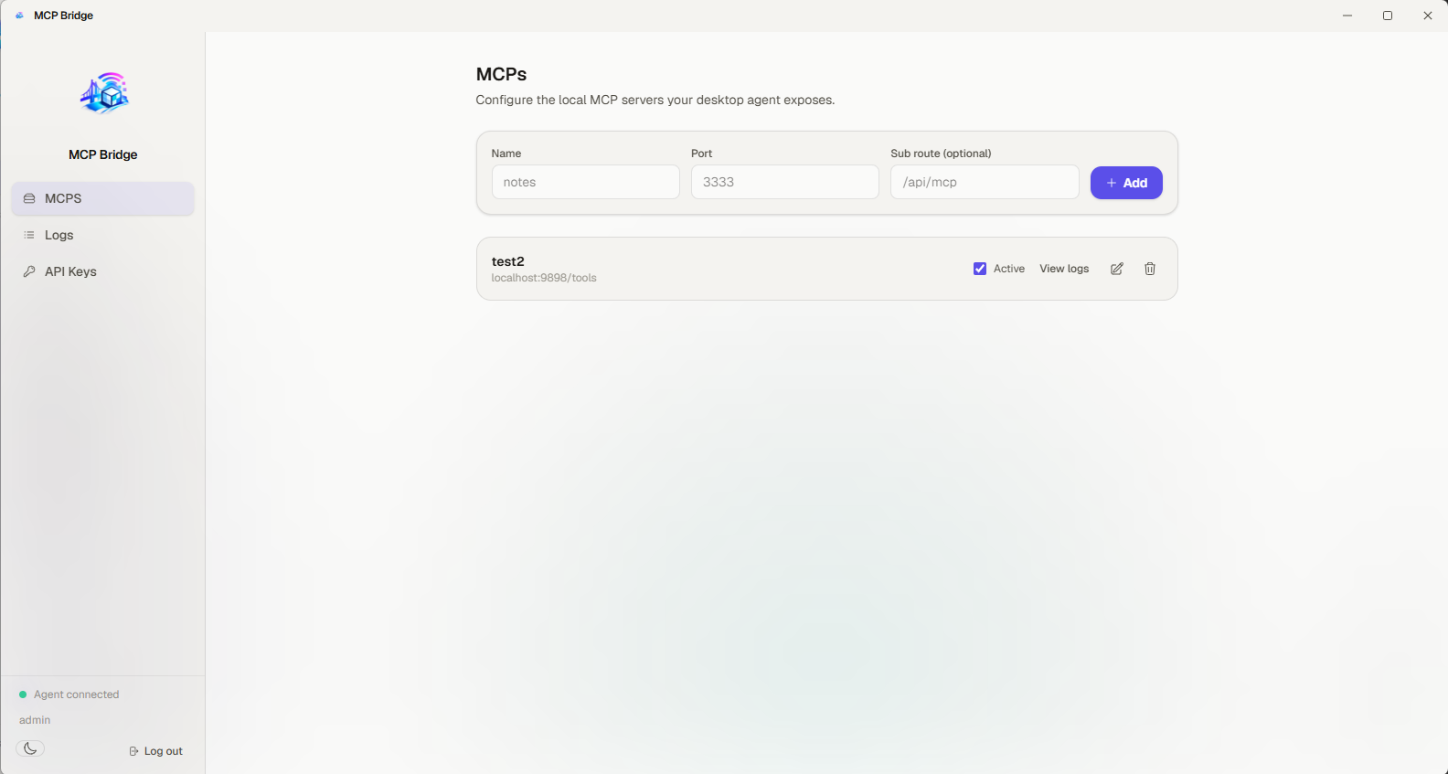 mcp list light